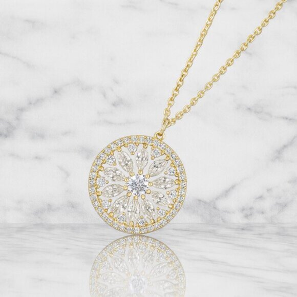 “Abree” LUXE S925 Sterling Silver Necklace - Picture 3 of 3